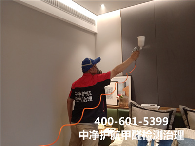 装置透风系统除甲醛400-601-5399人生就是搏护航土桥武夷花圃室内空气净化甲醛治理